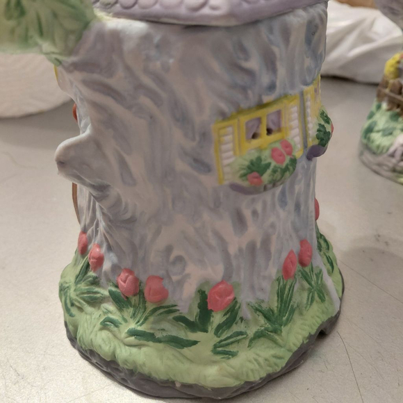 Decor Gift Shop House Figurine One Size Purple Green like new - Picture 2 of 4